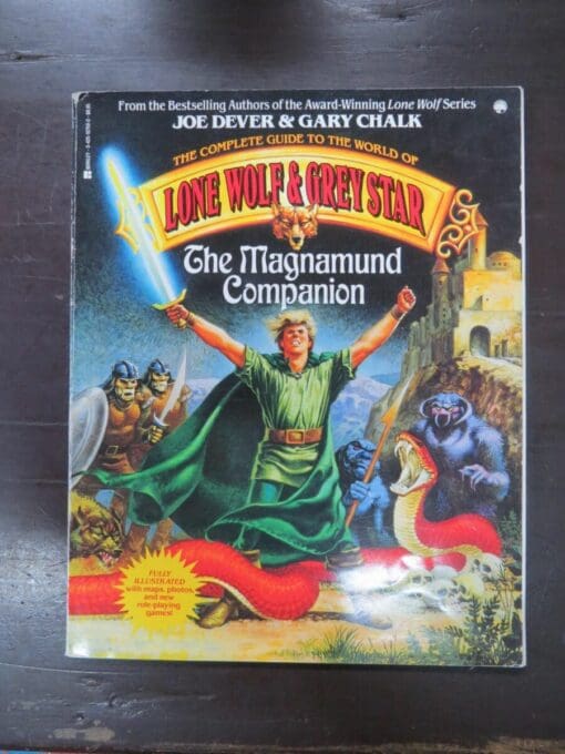 Joe Dever, Gary Chalk, The Complete Guide To The World of Lone Wolf & Grey Star, The Magnamund Companion, Berkley Books, New York, 1988 reprint (1986), Fantasy, Dead Souls Bookshop, Dunedin Book Shop