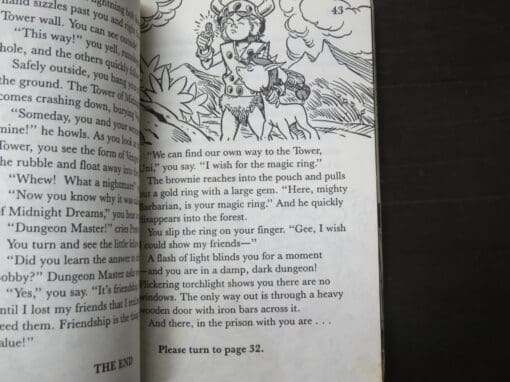 Margaret Weis, Tower of Midnight Dreams, Pick A Path Adventure, Dungeons & Dragons Cartoon Show Book 1 - Image 4