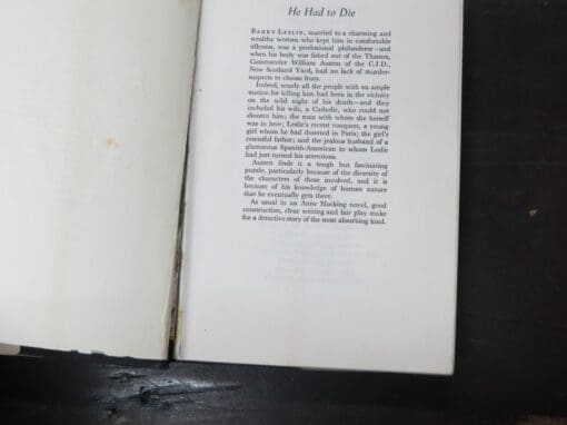Anne Hocking, He Had To Die - Image 7