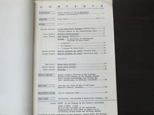 Artstuff, a quarterly magazine of Visual Arts in Gisborne and the East Coast, Number Six, June 1986 - Image 5