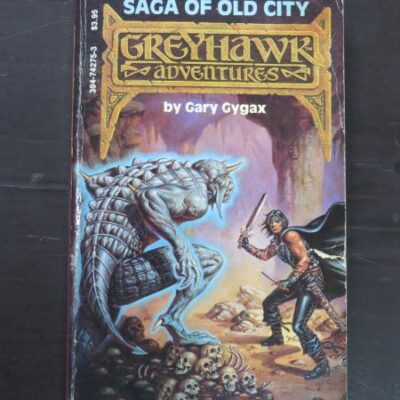 Gary Gygax, Greyhawk Adventures, Saga Of Old City, Book 1, TSR, 1985, Fantasy, Dead Souls Bookshop, Dunedin Book Shop