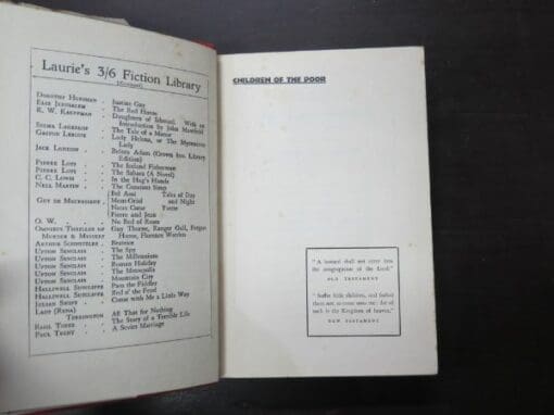 John A Lee, Anonyymous, Children Of The Poor, 4th Printing, 1935 - Image 6