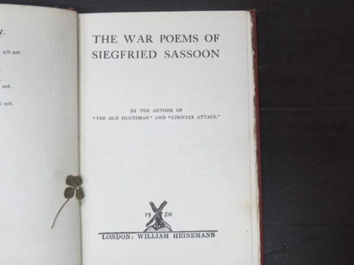 Siegfried Sassoon, The War Poems of - Image 6