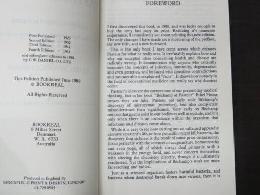 Ethel Douglas Hume, Pastuer Exposed, The false foundations of modern medicine - Image 3