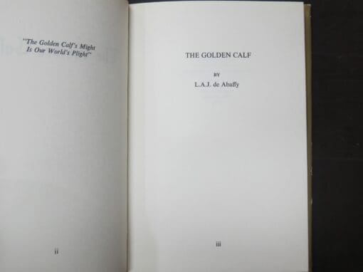 L. A. J. de Abaffy, The Golden Calf - Image 6
