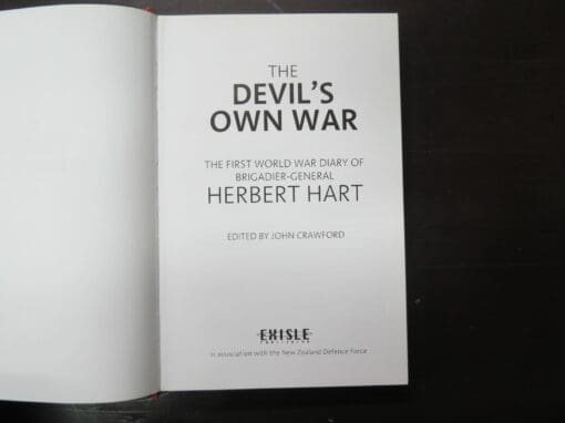 John Crawford, Editor, The Devil's Own War, The First World War Diary of Brigadier-General Herbert Hart - Image 8