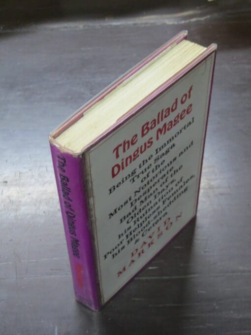 David Markson, The Ballad of Dingus Magee, Being the Immortal True Saga of the Most Notorious and Desperate Bad Man ... - Image 9