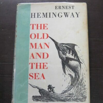 Ernest Hemingway, The Old Man And The Sea, Illustrated by C. F. Tunnicliffe and Raymond Sheppard, Jonathan Cape, London, 1955 reprint (1952), Literature, Dead Souls Bookshop, Dunedin Book Shop