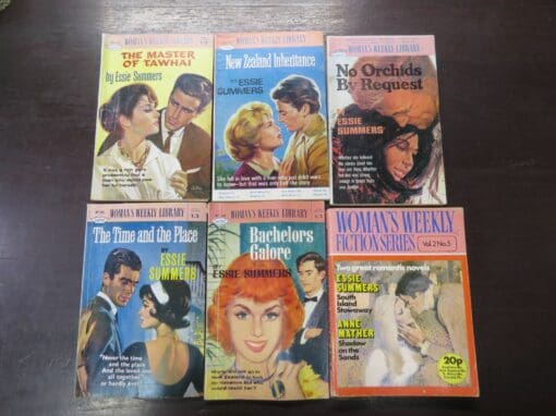 Essie Summers, 6 various Women's Weekly condensed works, New Zealand Literature, Romance, Dead Souls Bookshop, Dunedin Book Shop