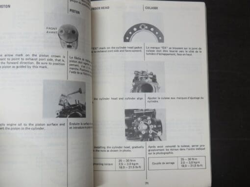 RM250 Suzuki Owner's Manual, 1982 - Image 3