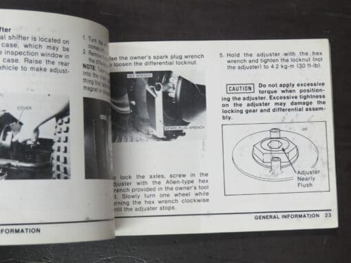 KLT200 Kawasaki All Terrain Vehicle Owner's Manual, 1980 - Image 3
