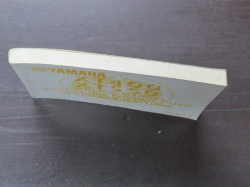 XT400 XT500, Yamaha Owner's Manual, 1982 - Image 5