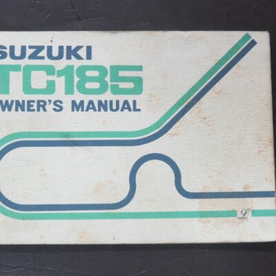 TC185 Suzuki Owner's Manual, Suzuki Motor Co., Ltd, 1974/2, Motorcycles, Automobiles, Dead Souls Bookshop, Dunedin Book Shop