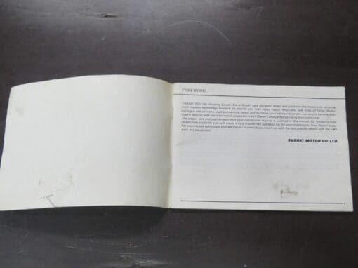 GSX750 Suzuki Owner's Manual, 1980 - Image 5
