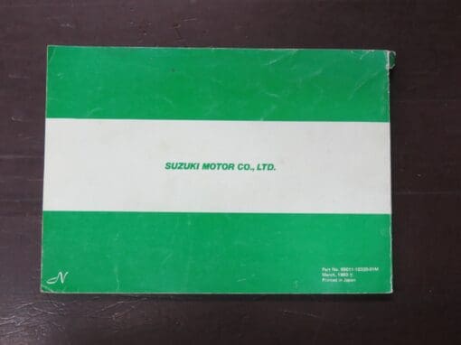 GT200 X5 Suzuki Owner's Manual,1980 - Image 6