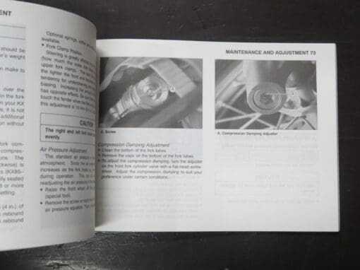 KX85, KX85-II, KX100 Kawasaki Motorcycle Owner's Manual, 2002 - Image 4