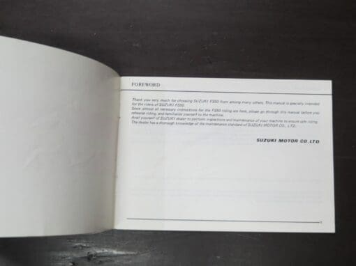 FS50 Suzuki Owner's Manual, 1980 - Image 4