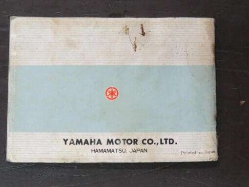 YG-1 Yamaha, Rider's Manual - Image 7
