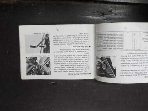 T350J Suzuki Owner's Manual, 1972 - Image 4