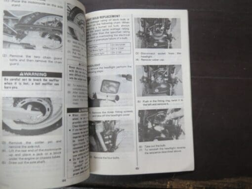 DR650S Suzuki Owner's Manual, 1990 - Image 4