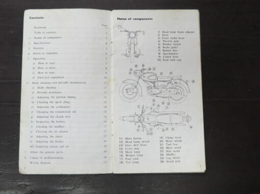 125SK / 150SKB Suzuki Driver's Manual - Image 4
