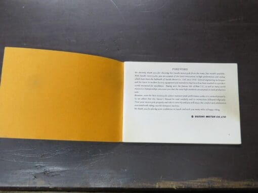 TC125 Suzuki Owner's Manual, 1974 - Image 5