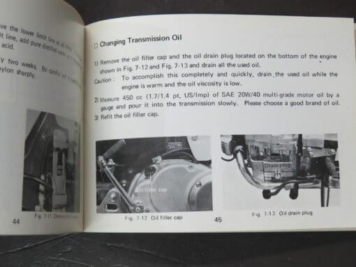 F50 Suzuki Owner's Manual, 1972 - Image 3