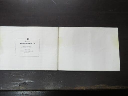 DR370 Suzuki Owner's Manual, 1978 - Image 3