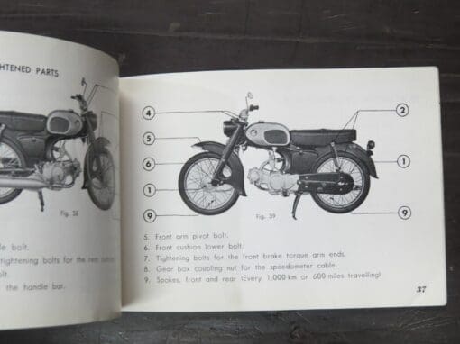 Honda 90, Model C201 Owner's Manual, 1966 - Image 3