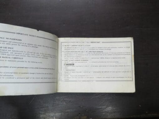 ATC 110 Honda Owner's Manual, 1982 - Image 6