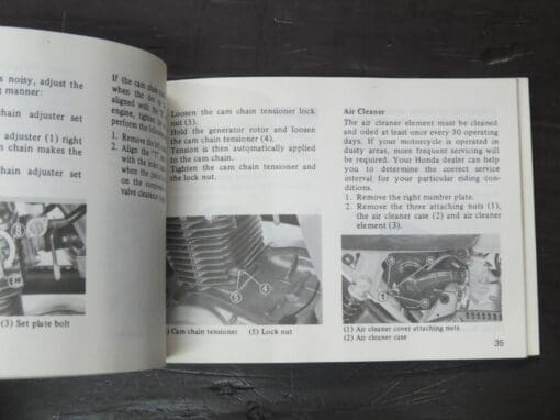 XR80 Honda Owner's Manual, 1982 - Image 3