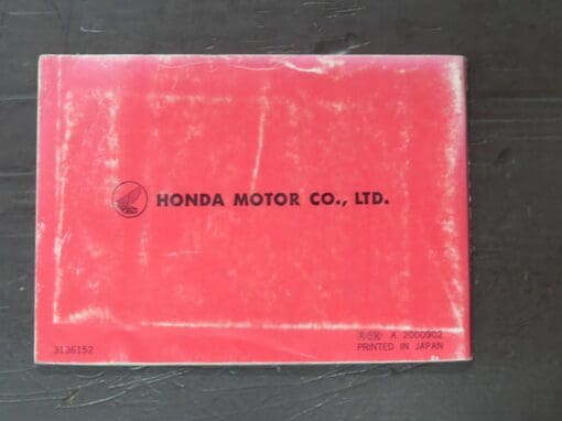 MT125 Honda Owner's Manual, 1973 - Image 5