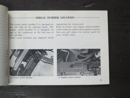 MT125 Honda Owner's Manual, 1973 - Image 4