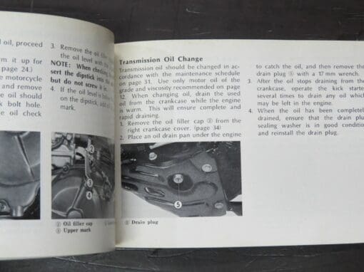 MT125 Honda Owner's Manual, 1973 - Image 3