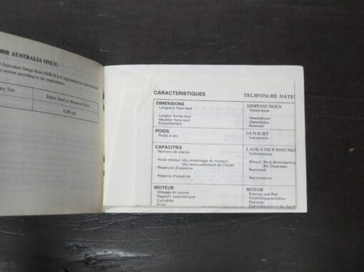 XL600R, XL600L Honda Owner's Manual, 1984 - Image 3