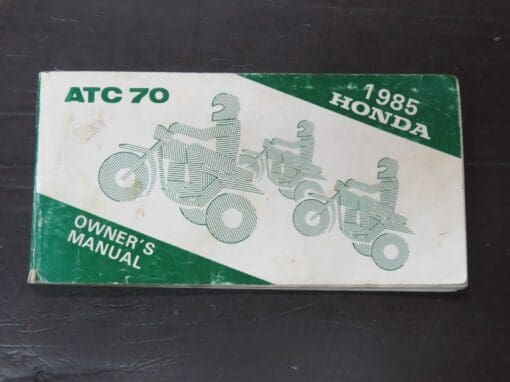 ATC 70 Honda Owner's Manual, 1985, Honda Motor Co., Ltd, Japan, 1984, Motorcycle, Automobiles, Dead Souls Bookshop, Dunedin Book Shop
