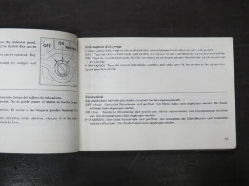 CN250N, CB400N Honda Owner's Manual, 1979 - Image 5