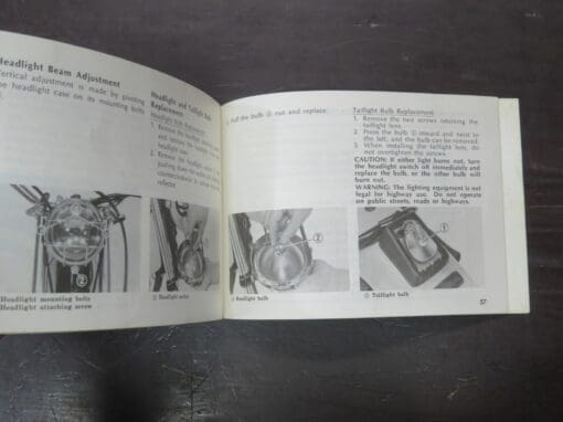 TL125 Honda Owner's Manual, 1976 - Image 4