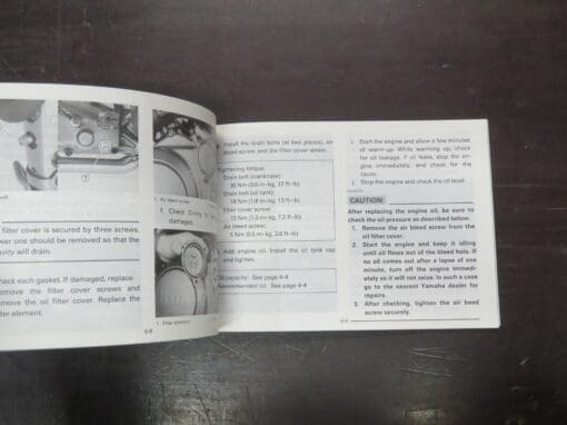 XT600EA Yamaha Owner's Manual, 1990 - Image 4