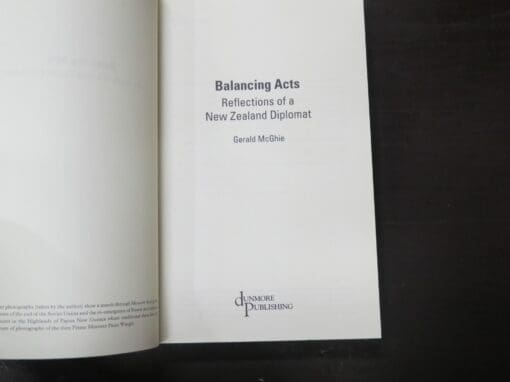 Gerald McGhie, Balancing Acts, Reflections of a New Zealand Diplomat - Image 5