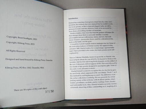 Brent Southgate, Translator, Editor, What makes the best dinner-party? 100 Epigrams by Martial - Image 7