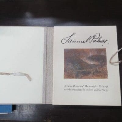 Samuel Palmer, A Vision Recaptured: The complete Etchings and the Paintings for Milton and for Virgil, Trianon Press Facsimiles for the William Blake Trust, London, 1978, Art, Illustration, Dead Souls Bookshop, Dunedin Book Shop
