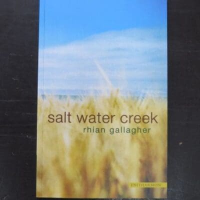 Rhian Gallagher, salt water creek, Enitharmon, London, 2003, New Zealand Literature, New Zealand Poetry, Dead Souls Bookshop, Dunedin Book Shop