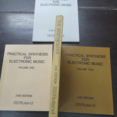 The Synthesizer, 4pc box set, Roland, Japan, 1981, Roland Corporation, Japan, 1981, 2nd Edition, Music, Dead Souls Bookshop, Dunedin Book Shop