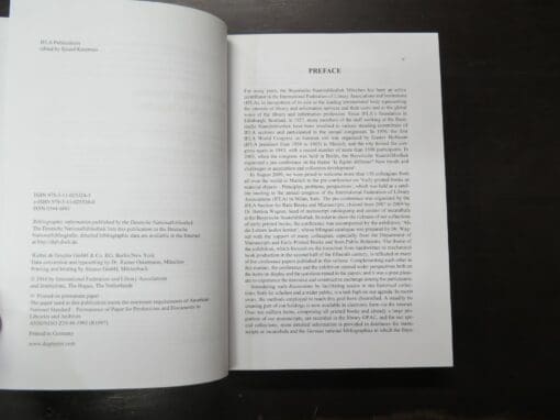 Bettina Wagner, Marcia Reed, eds., Early Printed Books As Material Objects, Proceedings of the Conference Oraganized By The IFLA - Image 5