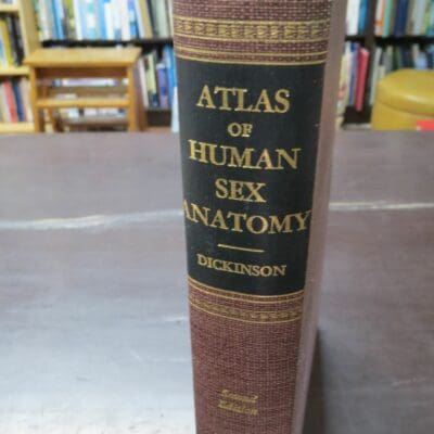 Robert Latou Dickinson, Human Sex Anatomy, A Topographical Hand Atlas, Second Edition, The Williams and Wilkins Company, Baltimore, 1949, Illustration, Medicine, Health, Science, Dead Souls Bookshop, Dunedin Book Shop