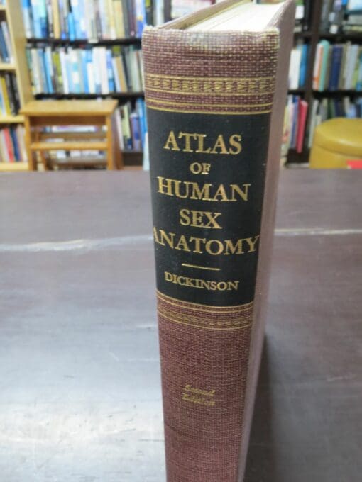 Robert Latou Dickinson, Human Sex Anatomy, A Topographical Hand Atlas, Second Edition, The Williams and Wilkins Company, Baltimore, 1949, Illustration, Medicine, Health, Science, Dead Souls Bookshop, Dunedin Book Shop