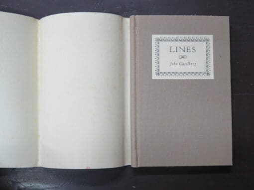 John Caselberg, Lines, Selected Verse, Scenes and passages from verse dramas with a valedictory sequence for Colin McCahon - Image 8