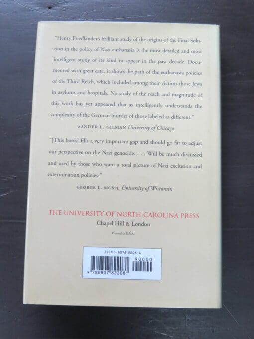 Henry Friedlander, The Origins of NAZI Genocide from Euthanasia to the Final Solution - Image 15
