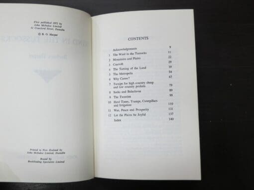 Barbara Harper, Wind in the Tussocks, the story of the Rangitata Plains - Image 7
